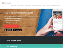 Tablet Screenshot of joinourclass.com